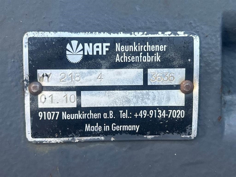 Terex TW150-NAF WY218-4-6021845 / 6030604-Axle/Achse/As - As en onderdelen voor Bouwmachine: afbeelding 5 Terex TW150-NAF WY218-4-6021845 / 6030604-Axle/Achse/As - As en onderdelen voor Bouwmachine: afbeelding 5