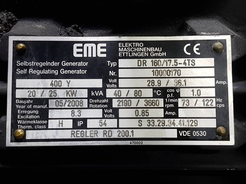Vögele VISION 5100-2/5103-2-EME DR160/17.5-4TS-Generator - Industrie generator: afbeelding 3 Vögele VISION 5100-2/5103-2-EME DR160/17.5-4TS-Generator - Industrie generator: afbeelding 3