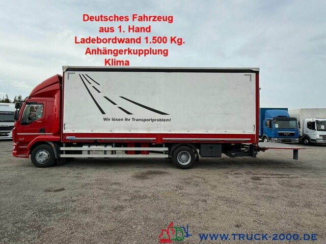 DAF LF260 Plane Spriegel Bett LBW BÄR 1.500 Kg AHK - Schuifzeilen vrachtwagen: afbeelding 1 DAF LF260 Plane Spriegel Bett LBW BÄR 1.500 Kg AHK - Schuifzeilen vrachtwagen: afbeelding 1