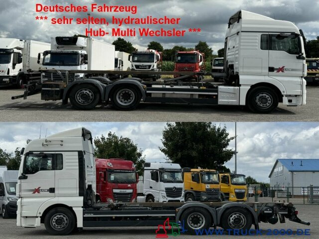 MAN TGX 26.480 XLX Haus Bett hydr Hub Multi Wechsler - Containertransporter/ Wissellaadbak vrachtwagen: afbeelding 1 MAN TGX 26.480 XLX Haus Bett hydr Hub Multi Wechsler - Containertransporter/ Wissellaadbak vrachtwagen: afbeelding 1