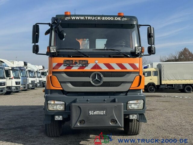 Kipper vrachtwagen, Kraanwagen Mercedes-Benz Axor 1829 4x4 Atlas 7m=800kg FB Winterdienst: afbeelding 10