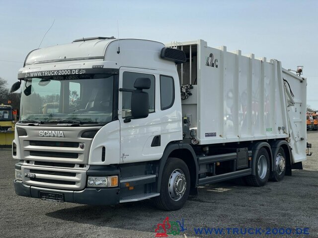 Vuilniswagen voor het vervoer van afval Scania P320 Haller 21m³ Schüttung C-Trace Ident.4 Sitze: afbeelding 8