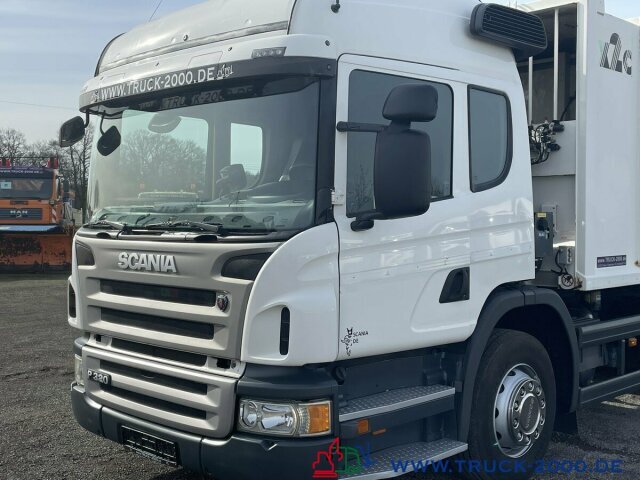 Vuilniswagen voor het vervoer van afval Scania P320 Haller 21m³ Schüttung C-Trace Ident.4 Sitze: afbeelding 7