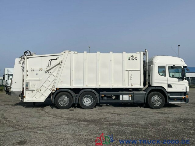 Vuilniswagen voor het vervoer van afval Scania P320 Haller 21m³ Schüttung C-Trace Ident.4 Sitze: afbeelding 12