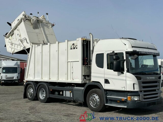 Vuilniswagen voor het vervoer van afval Scania P320 Haller 21m³ Schüttung C-Trace Ident.4 Sitze: afbeelding 11