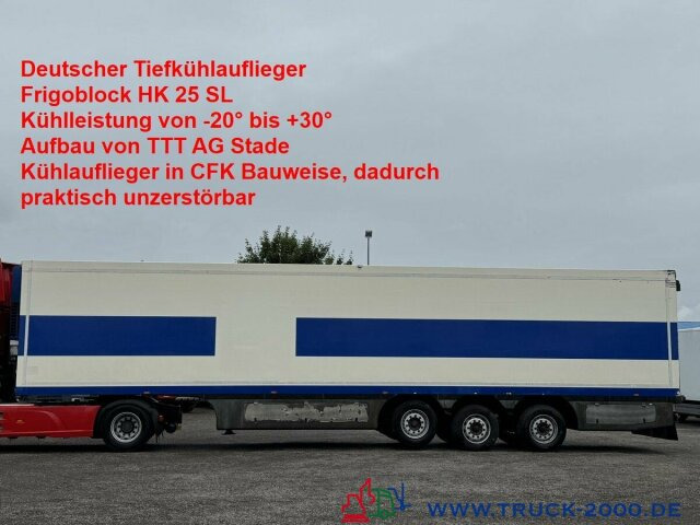 TTT Tiefkühler 30t. Nutzlast Frigoblock HK 25 SL - Koelwagen oplegger: afbeelding 1 TTT Tiefkühler 30t. Nutzlast Frigoblock HK 25 SL - Koelwagen oplegger: afbeelding 1