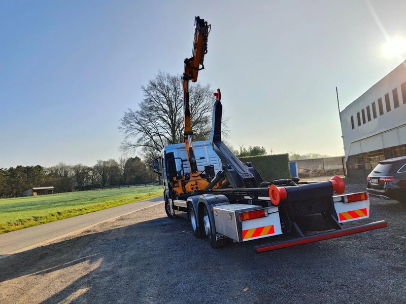 MAN TGX 26.400 6x2 Euro5 Container LEEBUR + Crane Effer 145 - Haakarmsysteem vrachtwagen, Kraanwagen: afbeelding 3 MAN TGX 26.400 6x2 Euro5 Container LEEBUR + Crane Effer 145 - Haakarmsysteem vrachtwagen, Kraanwagen: afbeelding 3