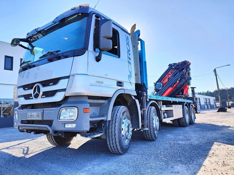 Mercedes-Benz Actros 4151 V8 8x4 Palfinger PK78002 + Flyjib PJ170 - Vrachtwagen met open laadbak, Kraanwagen: afbeelding 1 Mercedes-Benz Actros 4151 V8 8x4 Palfinger PK78002 + Flyjib PJ170 - Vrachtwagen met open laadbak, Kraanwagen: afbeelding 1