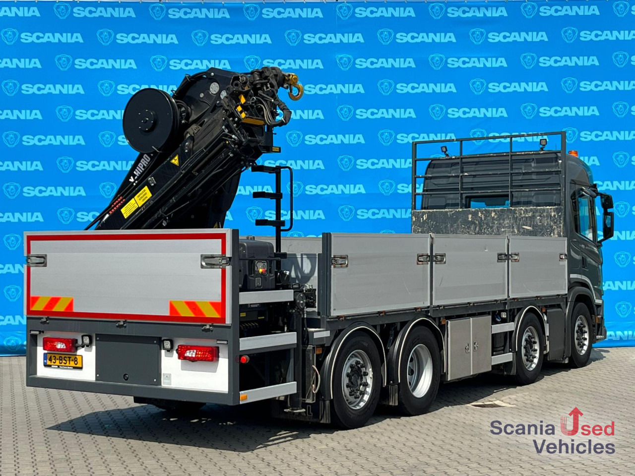 Vrachtwagen met open laadbak SCANIA G 450 B8x2*6NB DIFF-L HIAB X-HIPRO 262 EP-4: afbeelding 10