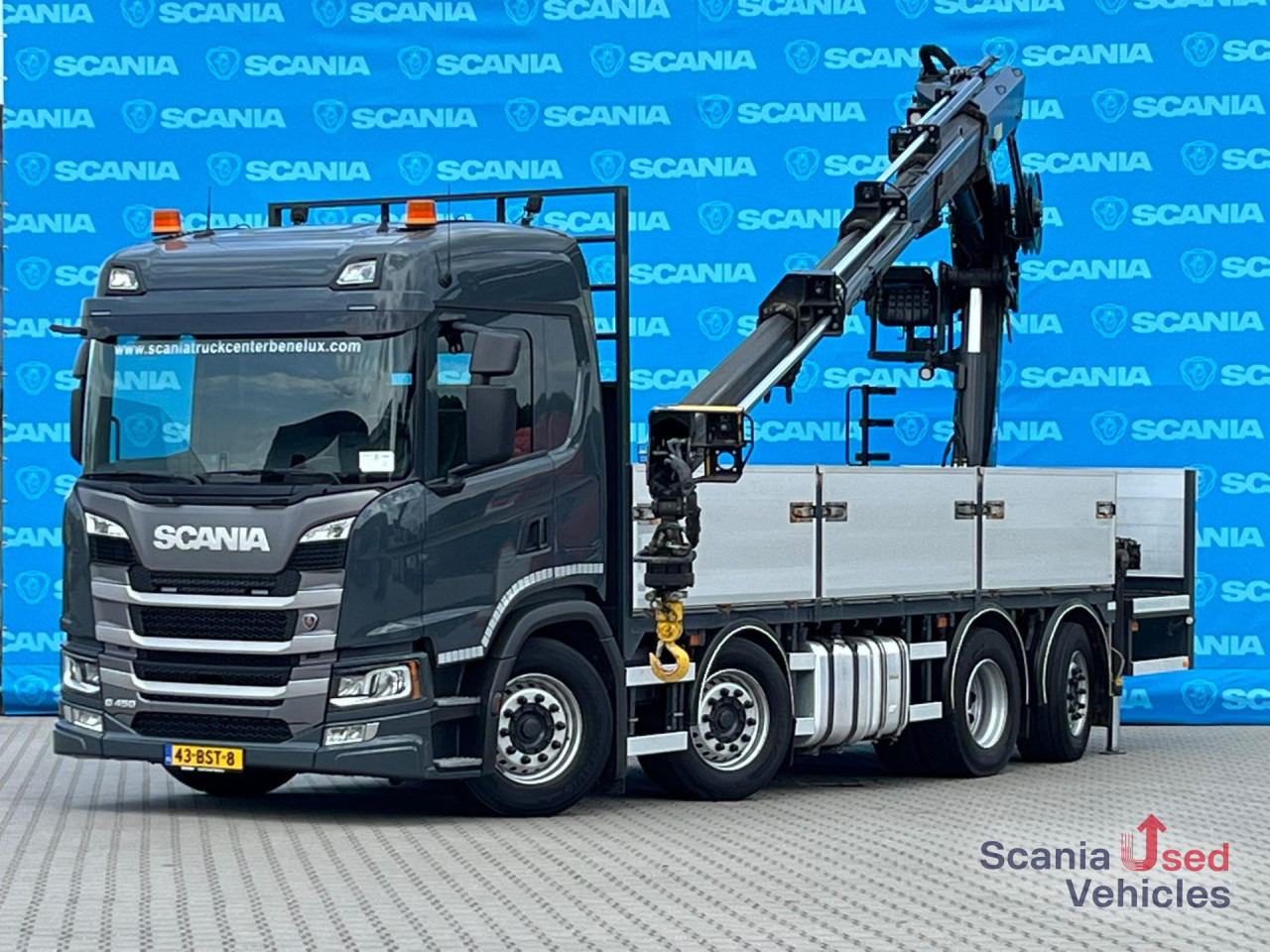 Vrachtwagen met open laadbak SCANIA G 450 B8x2*6NB DIFF-L HIAB X-HIPRO 262 EP-4: afbeelding 13