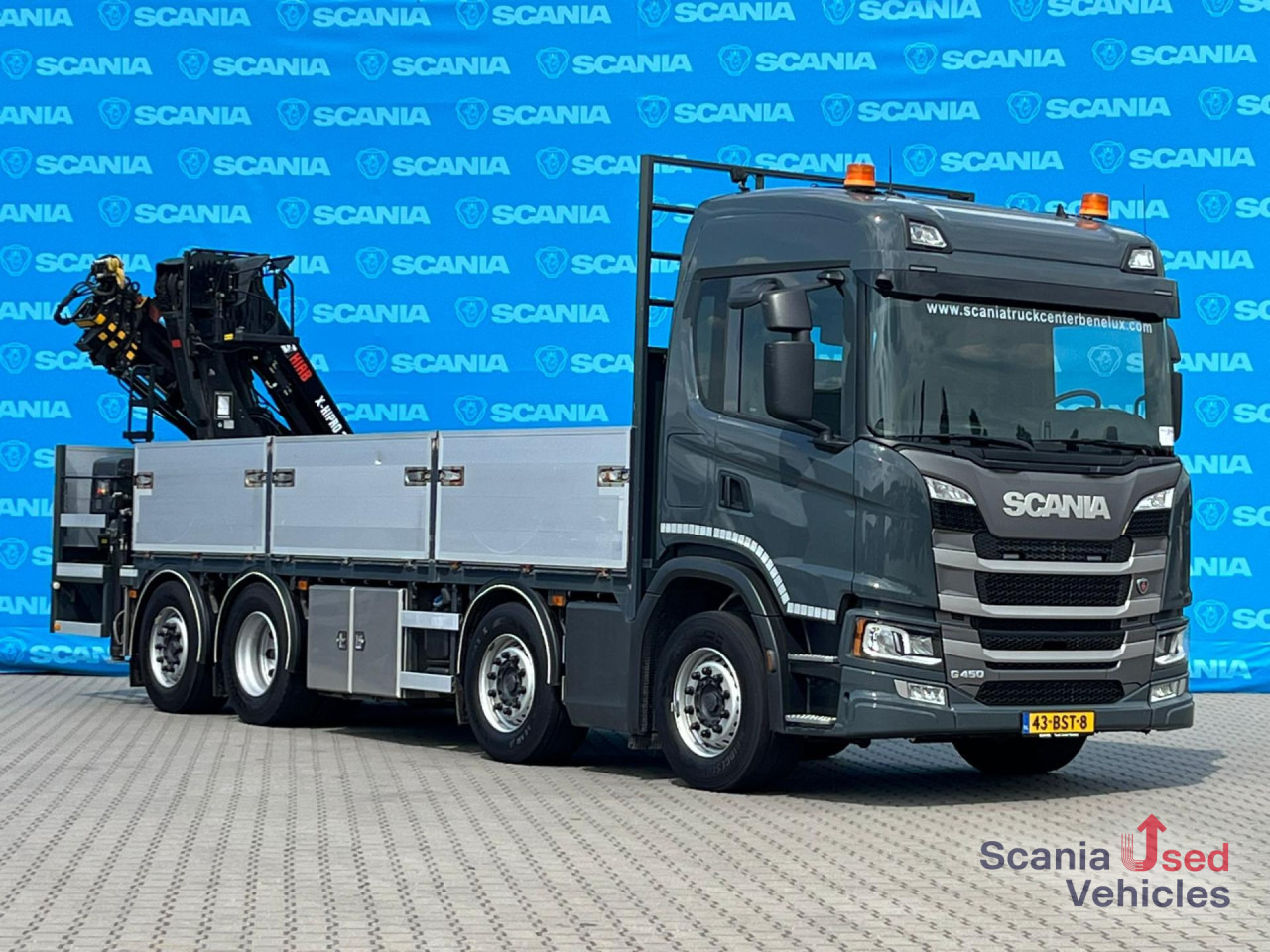 Vrachtwagen met open laadbak SCANIA G 450 B8x2*6NB DIFF-L HIAB X-HIPRO 262 EP-4: afbeelding 8