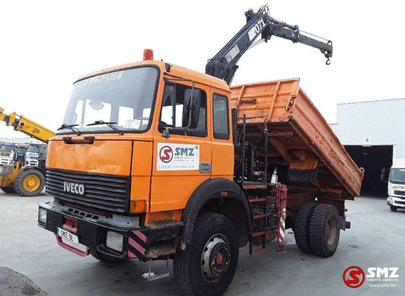 Iveco Magirus 170.23 hiab 071 - Kipper vrachtwagen, Kraanwagen: afbeelding 3 Iveco Magirus 170.23 hiab 071 - Kipper vrachtwagen, Kraanwagen: afbeelding 3