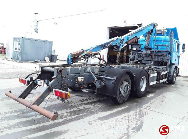 Vrachtwagen met open laadbak, Kraanwagen MAN 26.403 Atlas 140.1vA19: afbeelding 11