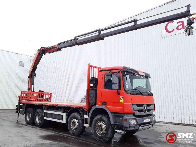 Mercedes-Benz Actros 4144 Palfinger Pk22002Eh 4 ext remote - Vrachtwagen met open laadbak, Kraanwagen: afbeelding 3 Mercedes-Benz Actros 4144 Palfinger Pk22002Eh 4 ext remote - Vrachtwagen met open laadbak, Kraanwagen: afbeelding 3