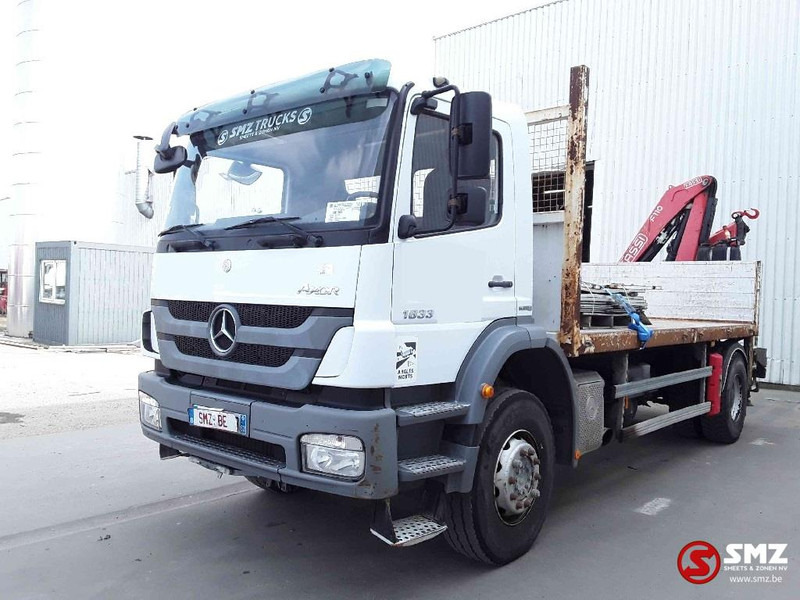 Mercedes-Benz Axor 1833 Fassi f 110a 284000km airco TOP condition - Vrachtwagen met open laadbak, Kraanwagen: afbeelding 3 Mercedes-Benz Axor 1833 Fassi f 110a 284000km airco TOP condition - Vrachtwagen met open laadbak, Kraanwagen: afbeelding 3