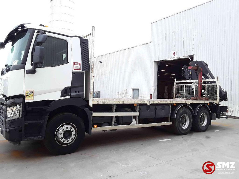 Renault C 380 hiab 188-3 remote - Vrachtwagen met open laadbak, Kraanwagen: afbeelding 5 Renault C 380 hiab 188-3 remote - Vrachtwagen met open laadbak, Kraanwagen: afbeelding 5