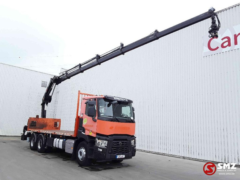 Renault C 430 Hiab 188_es 5+remote - Vrachtwagen met open laadbak, Kraanwagen: afbeelding 1 Renault C 430 Hiab 188_es 5+remote - Vrachtwagen met open laadbak, Kraanwagen: afbeelding 1