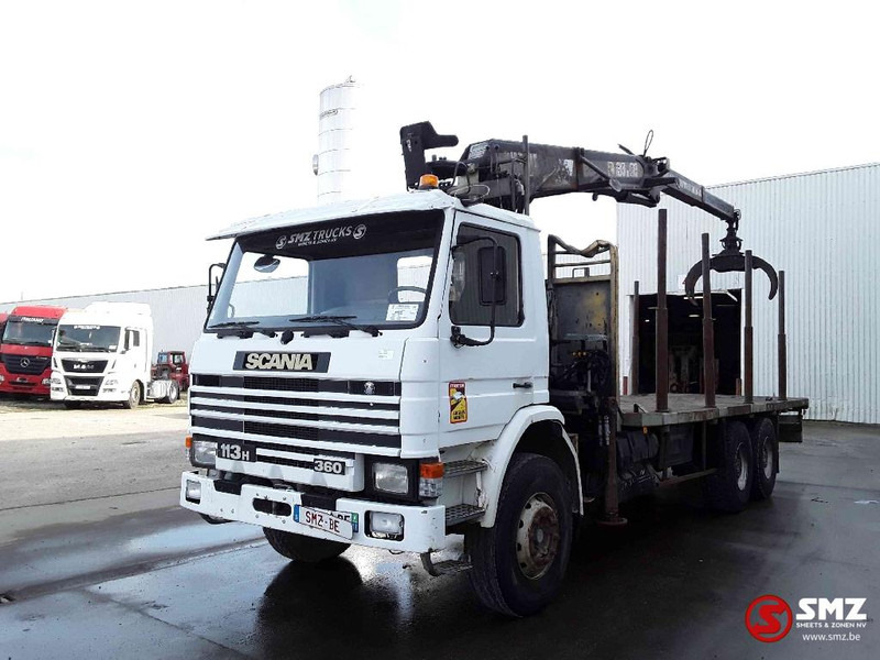 Scania 113 360 Diebolt big axle 12 gear retarder - Vrachtwagen met open laadbak, Kraanwagen: afbeelding 3 Scania 113 360 Diebolt big axle 12 gear retarder - Vrachtwagen met open laadbak, Kraanwagen: afbeelding 3