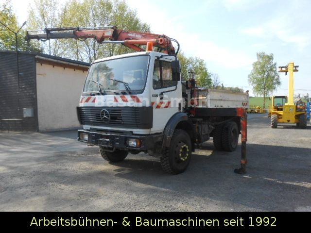 Mercedes-Benz MB 1717 AK Kipper Allrad mit Kran Atlas 100.1 - Kipper vrachtwagen, Kraanwagen: afbeelding 4 Mercedes-Benz MB 1717 AK Kipper Allrad mit Kran Atlas 100.1 - Kipper vrachtwagen, Kraanwagen: afbeelding 4