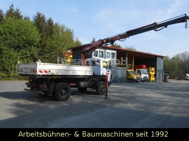 Kipper vrachtwagen, Kraanwagen Mercedes-Benz MB 1717 AK Kipper Allrad mit Kran Atlas 100.1: afbeelding 7