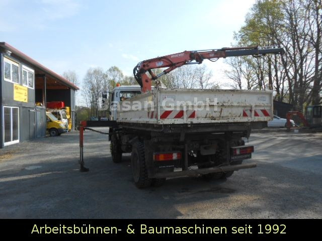 Kipper vrachtwagen, Kraanwagen Mercedes-Benz MB 1717 AK Kipper Allrad mit Kran Atlas 100.1: afbeelding 9