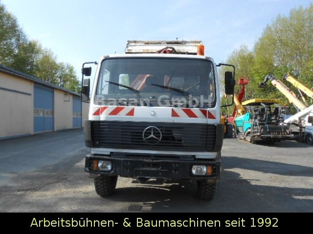 Kipper vrachtwagen, Kraanwagen Mercedes-Benz MB 1717 AK Kipper Allrad mit Kran Atlas 100.1: afbeelding 26