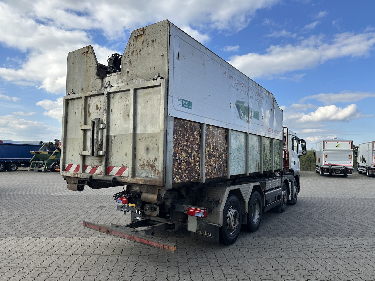 MAN TGS 35.400 8x2 Intarder PK 16502 Glasmulde - Haakarmsysteem vrachtwagen, Kraanwagen: afbeelding 2 MAN TGS 35.400 8x2 Intarder PK 16502 Glasmulde - Haakarmsysteem vrachtwagen, Kraanwagen: afbeelding 2