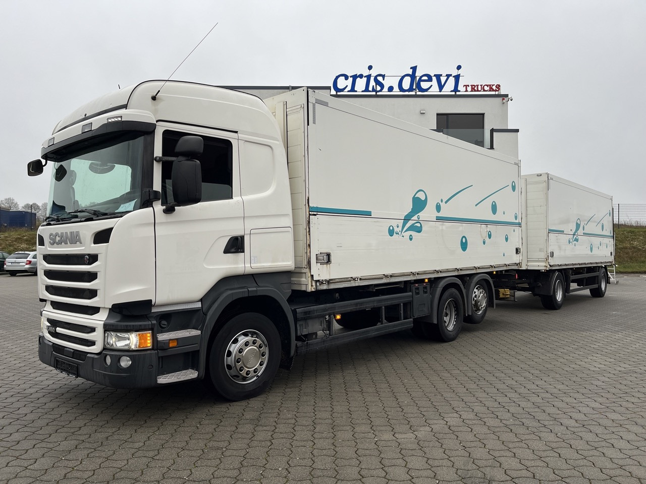 Scania R 450 6x2 Geränkezug + Orten Anhänger - Drankenwagen vrachtwagen: afbeelding 1 Scania R 450 6x2 Geränkezug + Orten Anhänger - Drankenwagen vrachtwagen: afbeelding 1
