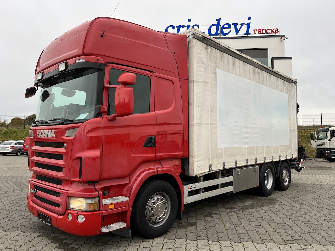 Scania R440 6x2  Hiab 166 E-5 HiDuo | AHK | Lenk-Lift A. - Schuifzeilen vrachtwagen, Kraanwagen: afbeelding 1 Scania R440 6x2  Hiab 166 E-5 HiDuo | AHK | Lenk-Lift A. - Schuifzeilen vrachtwagen, Kraanwagen: afbeelding 1