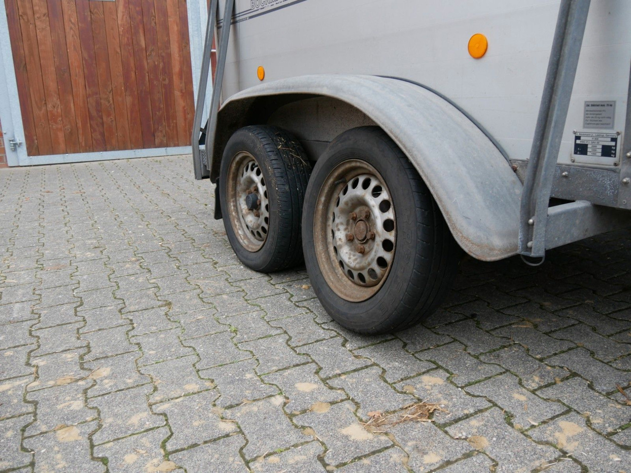 Veewagen aanhangwagen Böckmann Alu 2 Pferde mit Sattelkammer: afbeelding 9