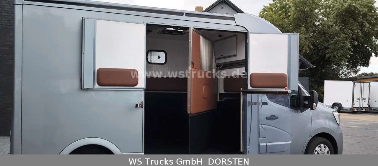 Paardenvrachtwagen Renault Master 3 Sitze VollLeder Hengstausstattung: afbeelding 20