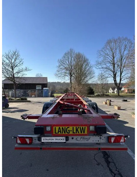 Fliegl 15 m extralang.Containerchassis f. 2 Wechselbrücke 15 m extralang.Containerchassis f. 2 Wechselbrücken - Containertransporter/ Wissellaadbak oplegger: afbeelding 4 Fliegl 15 m extralang.Containerchassis f. 2 Wechselbrücke 15 m extralang.Containerchassis f. 2 Wechselbrücken - Containertransporter/ Wissellaadbak oplegger: afbeelding 4