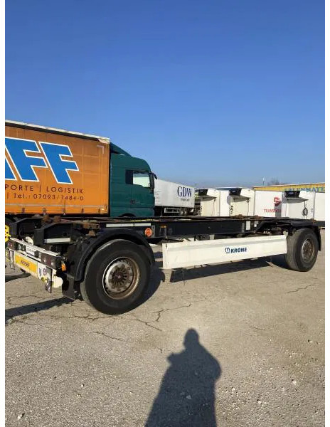 Krone 2- Achs Lafette !! HU/ TÜV NEU !! 2- Achs Lafette !! HU/ TÜV NEU !! - Containertransporter/ Wissellaadbak aanhangwagen: afbeelding 2 Krone 2- Achs Lafette !! HU/ TÜV NEU !! 2- Achs Lafette !! HU/ TÜV NEU !! - Containertransporter/ Wissellaadbak aanhangwagen: afbeelding 2
