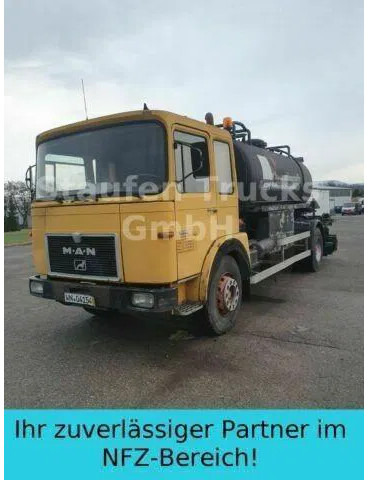 Tankwagen MAN 19 280 F FEDERAL Asphaltspritz Emulsi BREINI: afbeelding 1