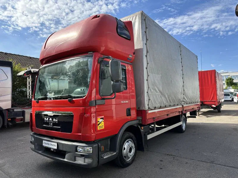 MAN TGL 8.180 FBL Plane langes Haus Topsleeper Klima - Huifzeil bedrijfswagen: afbeelding 1 MAN TGL 8.180 FBL Plane langes Haus Topsleeper Klima - Huifzeil bedrijfswagen: afbeelding 1
