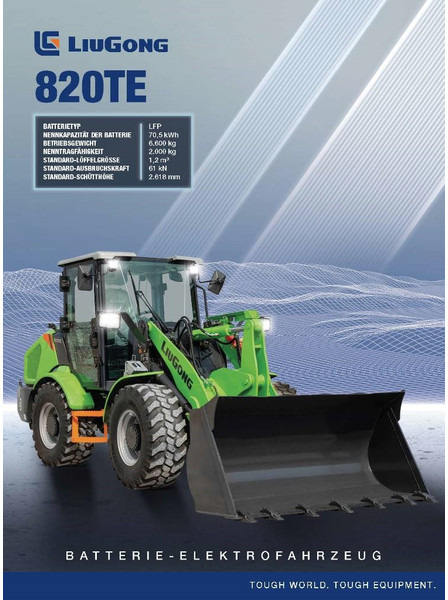 LIUGONG 820 TE vollelektrisch, MIETE / RENTAL (12005253) - Wiellader: afbeelding 2 LIUGONG 820 TE vollelektrisch, MIETE / RENTAL (12005253) - Wiellader: afbeelding 2