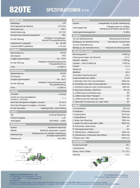 LIUGONG 820 TE vollelektrisch, MIETE / RENTAL (12005253) - Wiellader: afbeelding 3 LIUGONG 820 TE vollelektrisch, MIETE / RENTAL (12005253) - Wiellader: afbeelding 3
