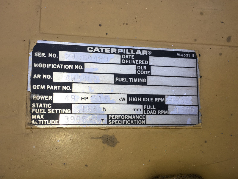 Caterpillar 3406DI GENERATOR 310KVA USED - Industrie generator: afbeelding 5 Caterpillar 3406DI GENERATOR 310KVA USED - Industrie generator: afbeelding 5