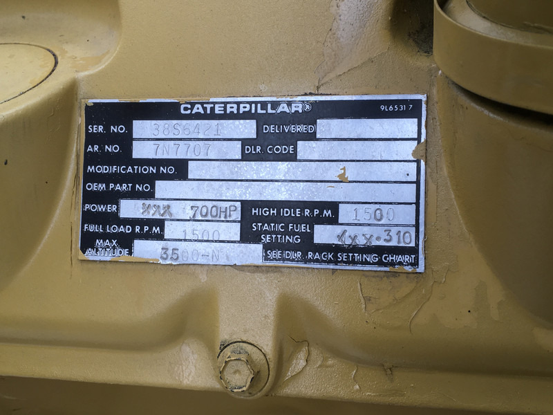 Caterpillar 3412 PC 38S GENERATOR 625KVA USED - Industrie generator: afbeelding 5 Caterpillar 3412 PC 38S GENERATOR 625KVA USED - Industrie generator: afbeelding 5
