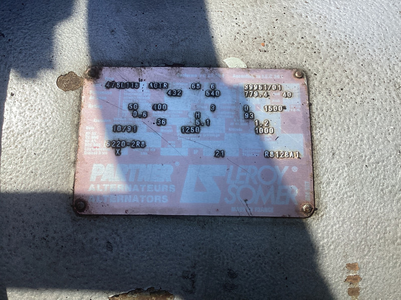 Detroit Diesel 12V92TA GENERTOR 540KVA USED - Industrie generator: afbeelding 2 Detroit Diesel 12V92TA GENERTOR 540KVA USED - Industrie generator: afbeelding 2