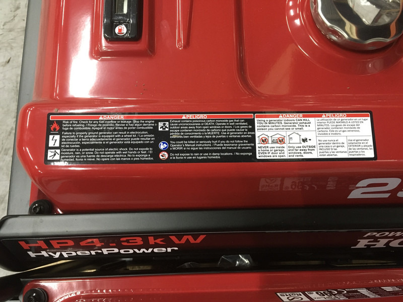 Honda HP 4.3KW GENERATOR NEW - Industrie generator: afbeelding 2 Honda HP 4.3KW GENERATOR NEW - Industrie generator: afbeelding 2
