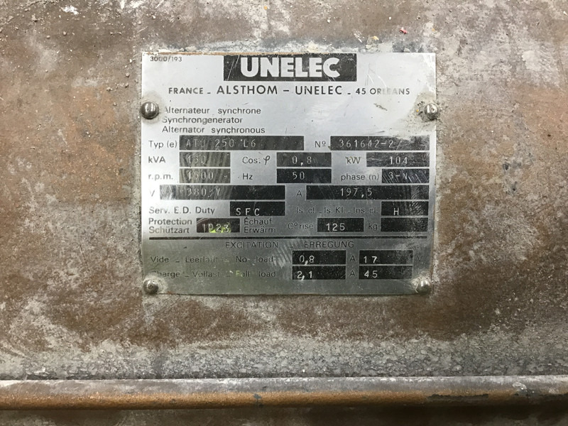 Renault MIDS062030 GENERATOR 130KVA USED - Industrie generator: afbeelding 5 Renault MIDS062030 GENERATOR 130KVA USED - Industrie generator: afbeelding 5