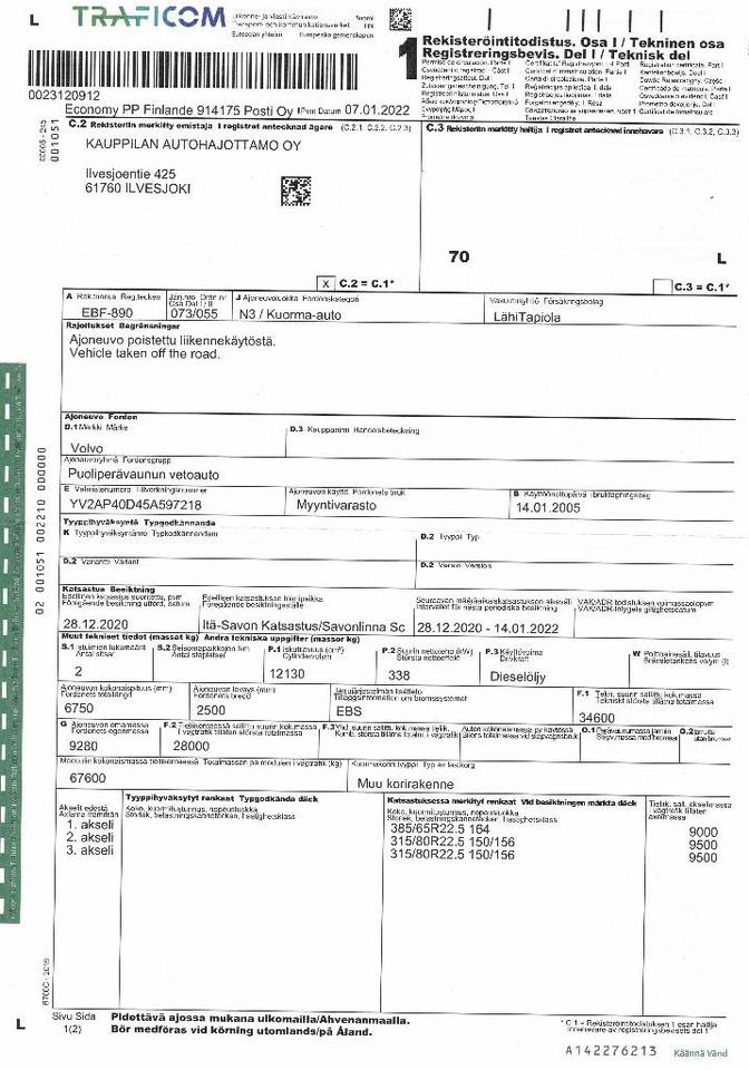 Trekker Volvo FH12 460: afbeelding 9