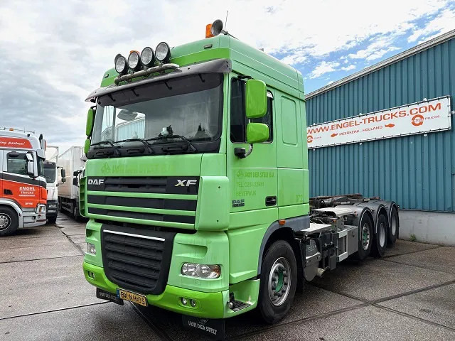 DAF XF 105.460 8x2 CHASSIS WITH MULTILIFT SYSTEM (ZF16 MANUAL GEARBOX / MX-BRAKE / 9.000 KG. FRONT-AXLE / LIFT-AXLES / FRIDGE / ETC. - Containertransporter/ Wissellaadbak vrachtwagen: afbeelding 1 DAF XF 105.460 8x2 CHASSIS WITH MULTILIFT SYSTEM (ZF16 MANUAL GEARBOX / MX-BRAKE / 9.000 KG. FRONT-AXLE / LIFT-AXLES / FRIDGE / ETC. - Containertransporter/ Wissellaadbak vrachtwagen: afbeelding 1