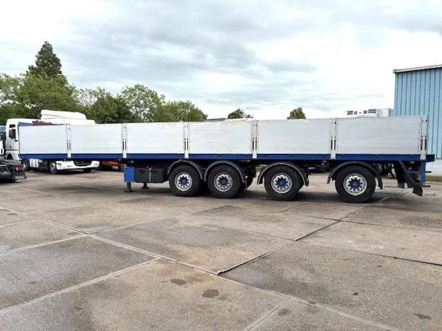 Kwb KWB P-504-STI-H 4-AXLE FLATBED TRAILER (SAF AXLES / 2x STEERING AXLE / 2x LIFT-AXLE / ALUMINIUM SIDE BORDS /ABS-EBS) - Vlakke/ Open oplegger: afbeelding 5 Kwb KWB P-504-STI-H 4-AXLE FLATBED TRAILER (SAF AXLES / 2x STEERING AXLE / 2x LIFT-AXLE / ALUMINIUM SIDE BORDS /ABS-EBS) - Vlakke/ Open oplegger: afbeelding 5