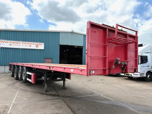 Kwb P-504-STI-H 4-AXLE FLATBED TRAILER (SAF AXLES / 2x STEERING AXLE / 2x LIFT-AXLE / ABS-EBS) - Vlakke/ Open oplegger: afbeelding 2 Kwb P-504-STI-H 4-AXLE FLATBED TRAILER (SAF AXLES / 2x STEERING AXLE / 2x LIFT-AXLE / ABS-EBS) - Vlakke/ Open oplegger: afbeelding 2
