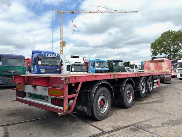 Kwb P-504-STI-H 4-AXLE FLATBED TRAILER (SAF AXLES / 2x STEERING AXLE / 2x LIFT-AXLE / ABS-EBS) - Vlakke/ Open oplegger: afbeelding 3 Kwb P-504-STI-H 4-AXLE FLATBED TRAILER (SAF AXLES / 2x STEERING AXLE / 2x LIFT-AXLE / ABS-EBS) - Vlakke/ Open oplegger: afbeelding 3