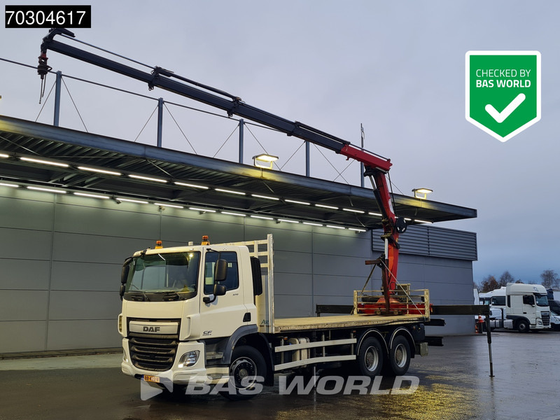DAF CF 370 6X4 NL-Truck HMF1820-K4 Crane Manual Steelsuspension Big-Axle Euro 6 - Vrachtwagen met open laadbak, Kraanwagen: afbeelding 1 DAF CF 370 6X4 NL-Truck HMF1820-K4 Crane Manual Steelsuspension Big-Axle Euro 6 - Vrachtwagen met open laadbak, Kraanwagen: afbeelding 1