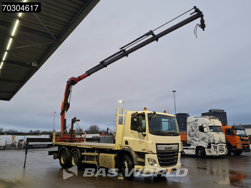 DAF CF 370 6X4 NL-Truck HMF1820-K4 Crane Manual Steelsuspension Big-Axle Euro 6 - Vrachtwagen met open laadbak, Kraanwagen: afbeelding 3 DAF CF 370 6X4 NL-Truck HMF1820-K4 Crane Manual Steelsuspension Big-Axle Euro 6 - Vrachtwagen met open laadbak, Kraanwagen: afbeelding 3
