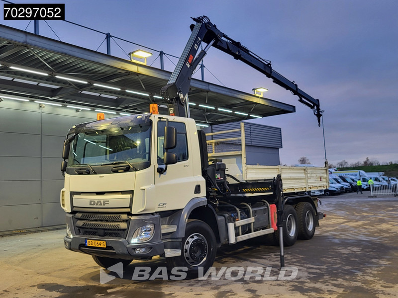 DAF CF 370 CF 6X4 HIAB 144 BS-3 HIDUO Crane Kran 8m3 Tipper Big-Axle Steelsuspension Euro 6 - Kipper vrachtwagen, Kraanwagen: afbeelding 2 DAF CF 370 CF 6X4 HIAB 144 BS-3 HIDUO Crane Kran 8m3 Tipper Big-Axle Steelsuspension Euro 6 - Kipper vrachtwagen, Kraanwagen: afbeelding 2